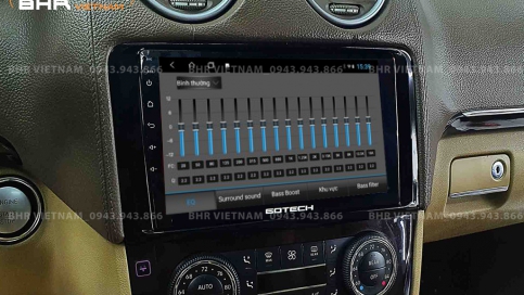 Màn hình DVD Android xe Mercedes ML Class W164 2005 - 2012 | Gotech GT6 New